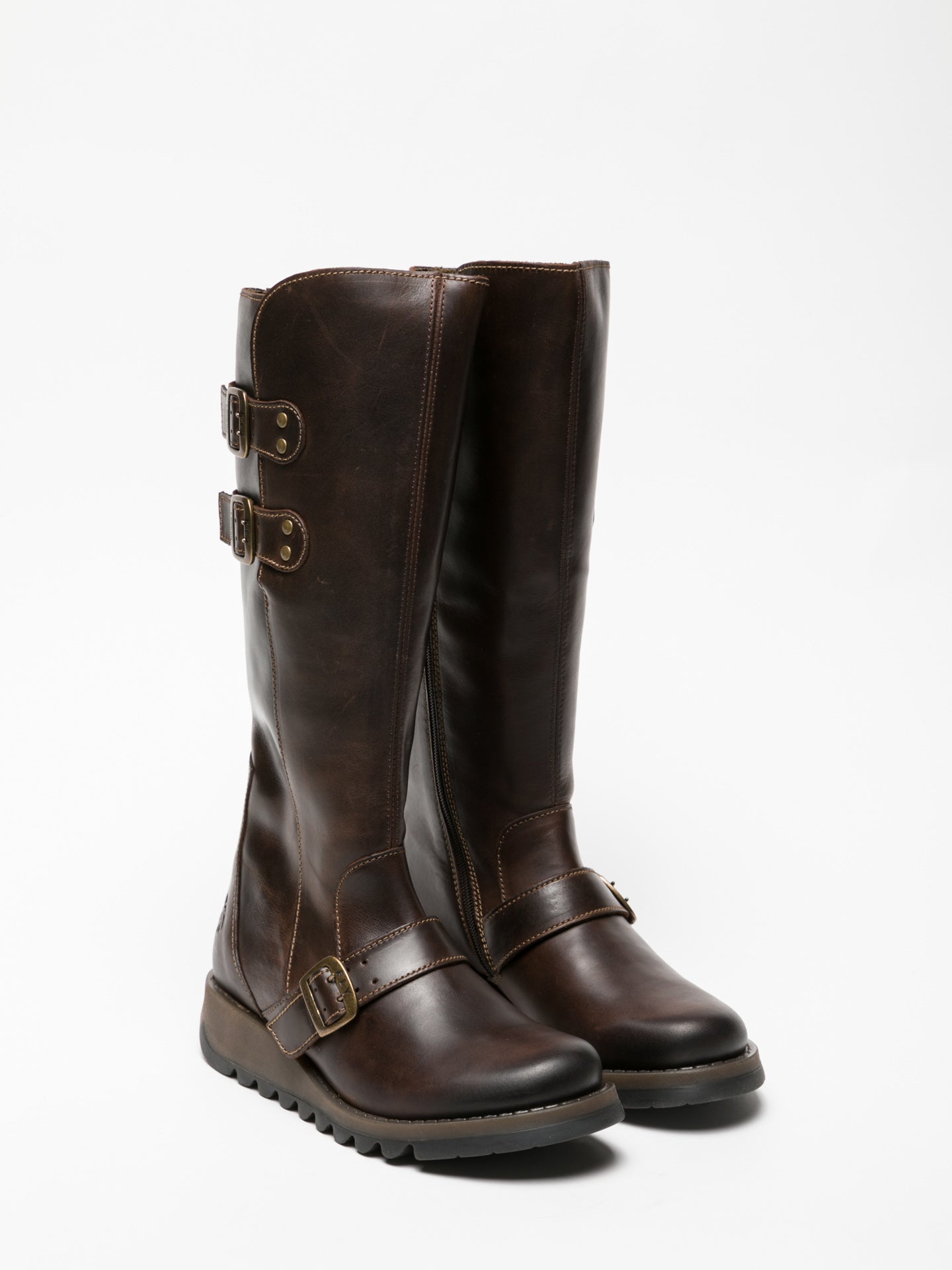 Fly London Brown Knee-High Boots